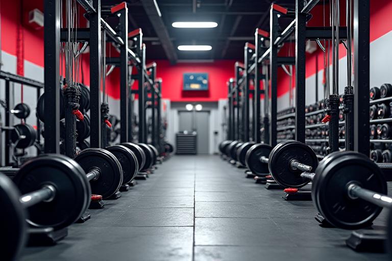 Premium weightlifting equipment and racks